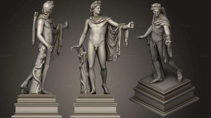 Statues antique and historical (Statue 129, STKA_1580) 3D models for cnc